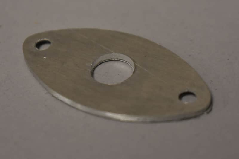 1980s Schecter USA Input Jack Plate Raw Unfinished NOS image 1