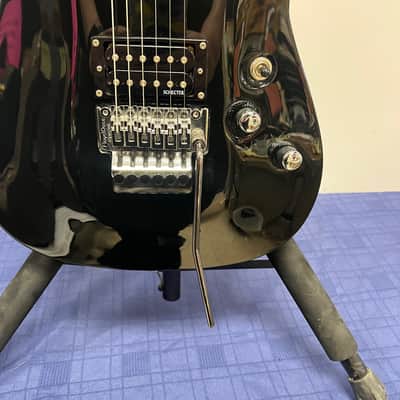 Used Schecter Diamond Series Omen 6 FR Electric Guitar Gloss Black Floyd Rose Special Locking Nut image 8