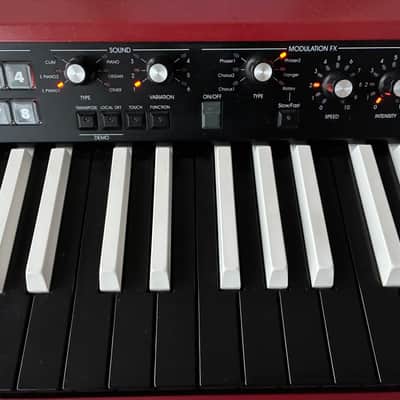 Korg Korg SV1-73 Stage Vintage Digital Piano 2012 - Reverse keys, red body image 5