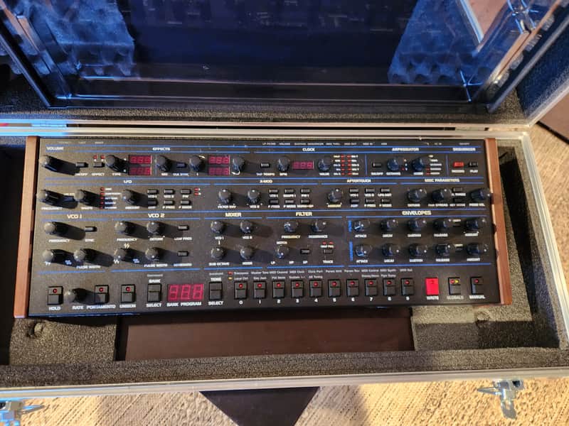 Sequential OB-6 Desktop 6-Voice Polyphonic Synthesizer 2018 - Present - Black with Wood Sides image 1