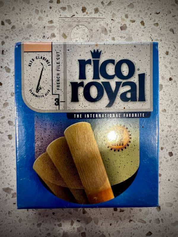 Rico Royal Alto Clarinet Reeds - Strength 3.0 (10-Pack) image 1