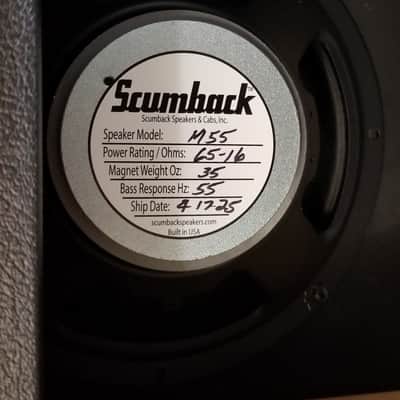used Mojotone British 2x12" Guitar Cabinet with Scumback M55 Speakers, Very Good Condition image 7