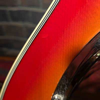 Liberty Square-Neck Resonator Slide Guitar Cherry Sunburst image 6