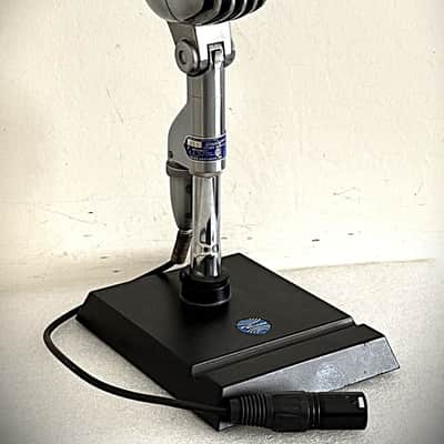 Vintage 1950's Shure 55S Dynamic Microphone, original, working, w/stand & cable image 11