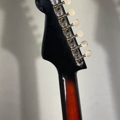 Teisco E-110 Electric Guitar - 1960s - Sunburst - In-House Adjusted image 7