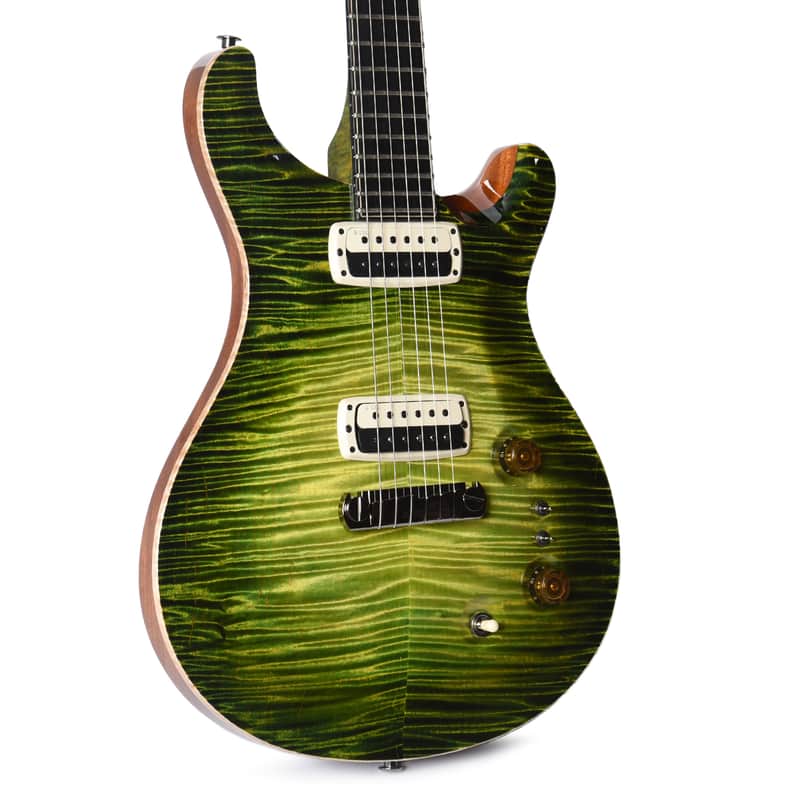 PRS Private Stock #11767 Paul's Guitar Curly Maple/African Mahogany Rainforest Glow w/Stained Neck/Fingerboard & Birds of a Feather Inlay (Serial #0406986) image 1