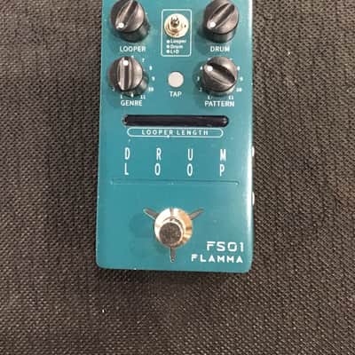 Flamma FS01 DRUM LOOPER GUITAR PEDAL LATE 2000’s - BLUE / GREEN image 1