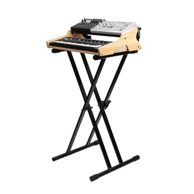 Gator Frameworks Elite Synth Oasis Series Keyboard Stand For 32-Key Midi Controllers, Black (GFW-ELITE-SYNTHOASIS-BLK-32) image 6