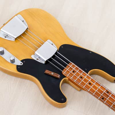 1953 Fender Precision Bass Vintage Blackguard Telecaster Bass Butterscotch w/ Case image 10