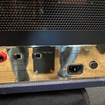 Marshall 6100 30th Anniversary Series 3-Channel 100-Watt Guitar Amp Head 1992 - 1997 - Blue image 10