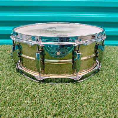 ⚡Pearl Custom Alloy Sensitone Brass Shell Snare Drum 14"X5.5"⚡ image 1