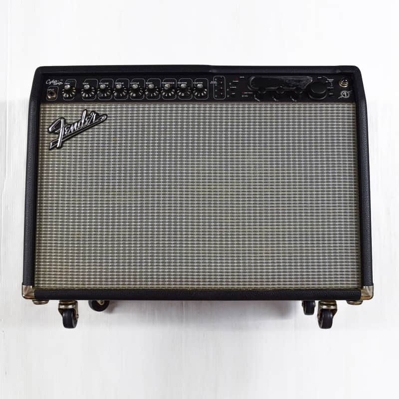 Fender Cyber-Twin 2x12" Modeling Guitar Combo w/ Foot Controller - Black Bild 1