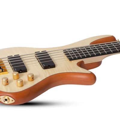 Schecter Stiletto Custom-5 - Natural Satin (NAT) (2541) image 11