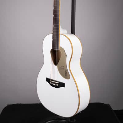 Gretsch G5021WPE Rancher Penguin Parlor Acoustic-Electric Guitar - White image 5