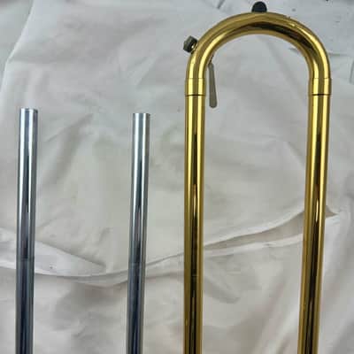 Yamaha YSL-448G Intermediate Bb/F Trombone 2010s - Lacquered Brass image 18