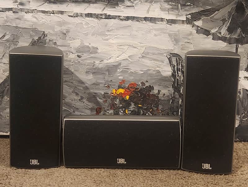 JBL JBL 150SISAT Speakers Grey 4 satilites and 1 center channel 90s image 1