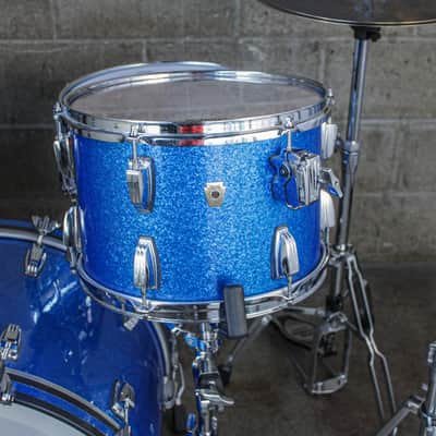 Ludwig Classic Maple Blue Sparkle Fab 3 Piece Kit image 8