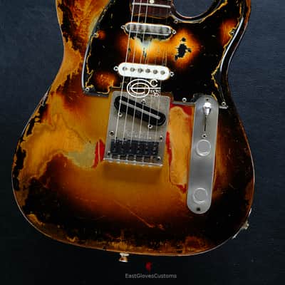 Fender Telecaster Nashville Deluxe Series Copper Gold with Gold Leaf ONE-OF-A-KIND Heavy Aged Relic image 7