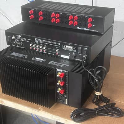 Adcom Adcom GTP 350 Pre & Adcom GFA 5503 Amp & Adcom GDS 6 speaker selector 1990-1999 - Black image 9