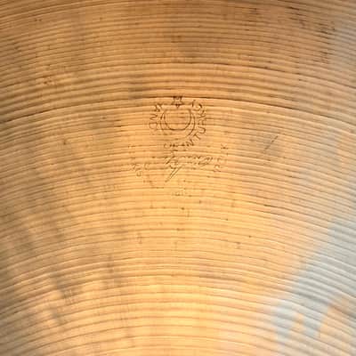 Earlier ISTANBUL Agop Mel Lewis 19” Crash Ride 1722 g Warm With Great Stick Attack! CONTROLLED! image 6