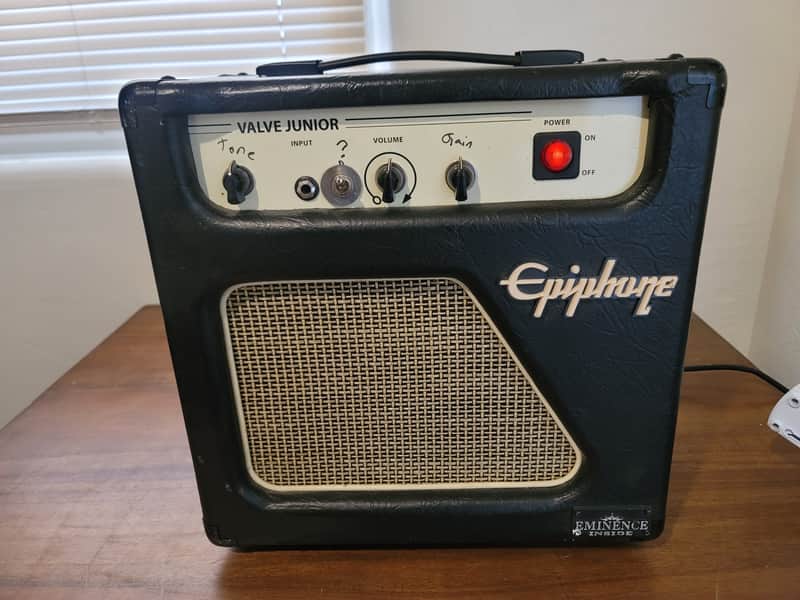 Epiphone Valve Junior Combo Amp Modded Tube Amp Combo w/ Eminence Speaker – Tested Working image 1