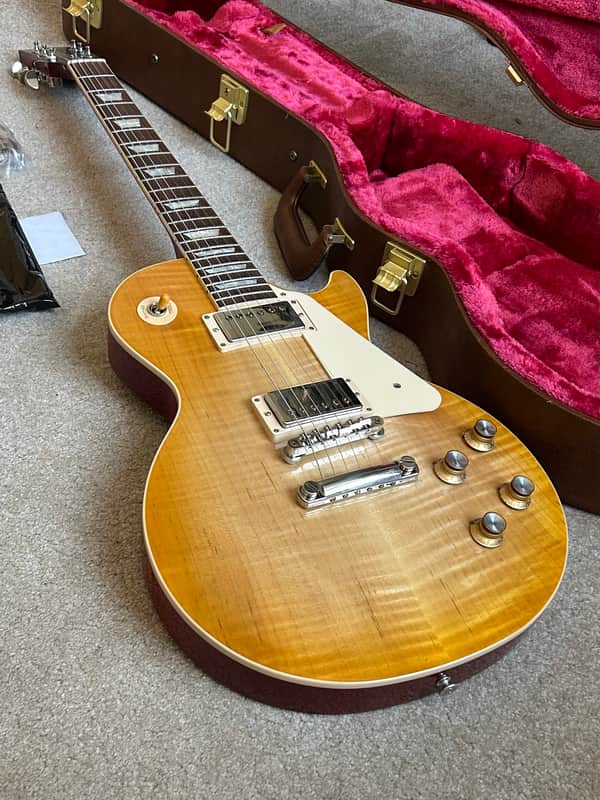 Gibson Les Paul Standard '60s Wildwood Custom Shop Top 2023 - Lemon Burst with OHSC - Image 2