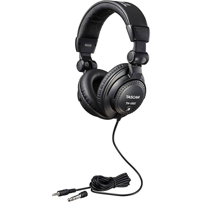 TASCAM  TH-100X Studio Headphones image 1