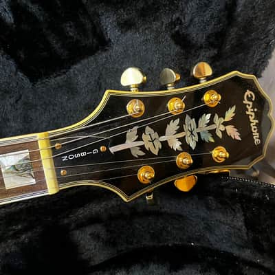 Epiphone Sheraton II Electric Guitar Black Ebony w Case image 5