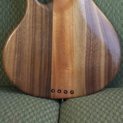 Birdsong Embrace Fretless 2013 Natural Walnut image 4