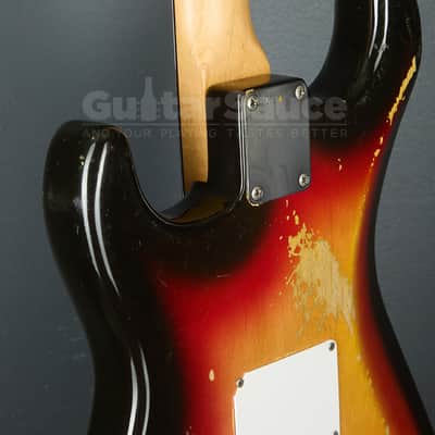 Fender Stratocaster Spaghetti Logo Original Vintage 1964 - Sunburst (COD 2070VG) image 15