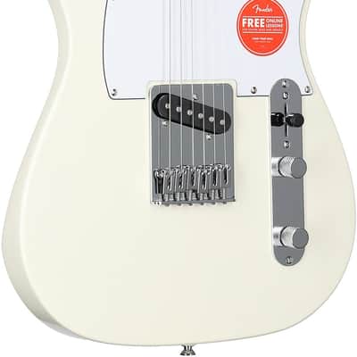 Squier Affinity Telecaster Electric Guitar, Laurel Fingerboard, Olympic White image 8
