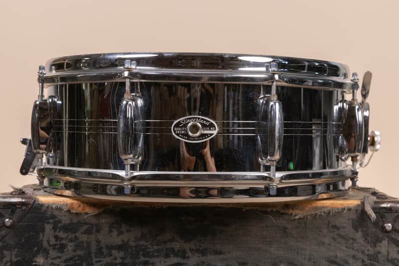 1970s Slingerland 5x14 Sound King Snare Drum image 1