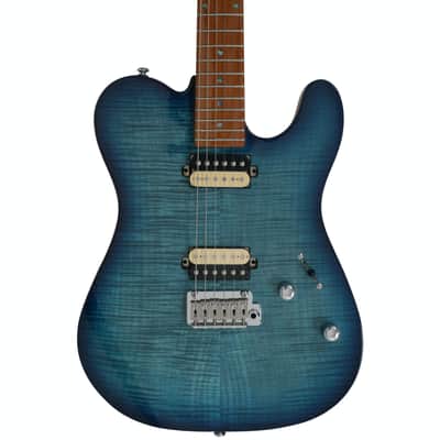 Sire Larry Carlton T7 FM TBL transparent blue Electrics guitar Bundle image 1