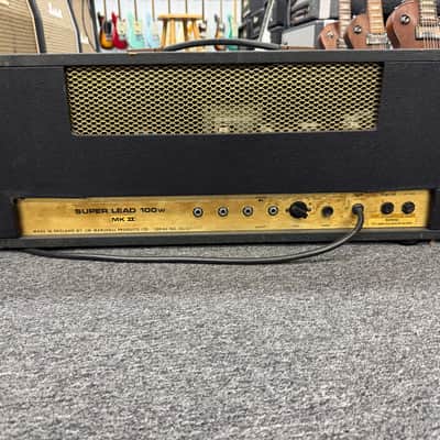 Marshall JMP MK II Super Lead 2-Channel 100-Watt Guitar Amp Head 1974 - Black image 6
