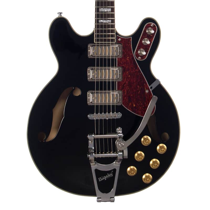 Airline Guitars H78 Black image 1
