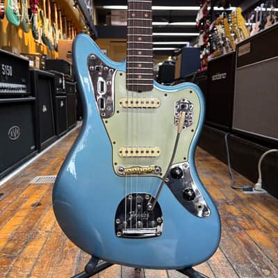 Fender Custom Shop 1964 Jaguar Journeyman Relic Electric Guitar Faded Aged Lake Placid Blue w/Hard Case image 1