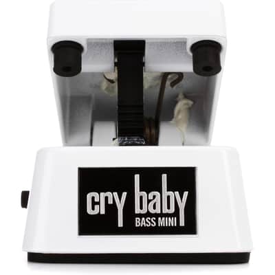 Dunlop CBM105Q Cry Baby Bass Mini Wah Effects Pedal Bundle with 4 Free Cables image 2