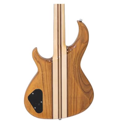 Aria Pro II SB-700 4-String Bass Guitar - Oak image 7