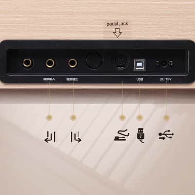 Glarry GDP-206 88-Key Home Fully Weighted Hammer-action Keybed Digital Piano image 10