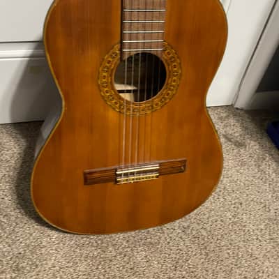 El Degas c80y classical acoustic guitar 1970s - natural image 3