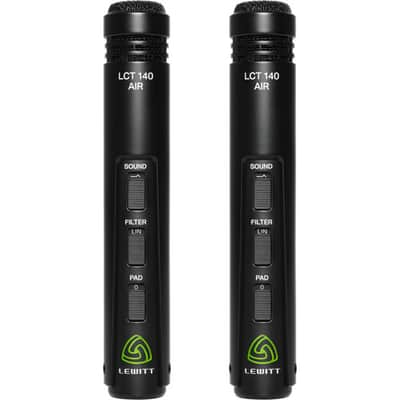 Lewitt LCT 140 AIR Stereo Pair Small-Diaphragm Instrument Condenser Microphone (Matched Pair) image 3