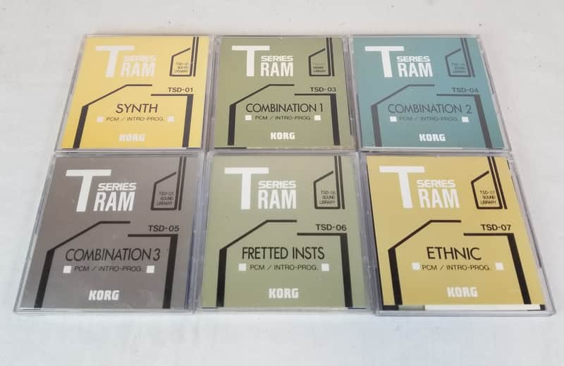 Korg T-Series Sound Library RAM Disks, Pack of 6, Very Rare! image 1