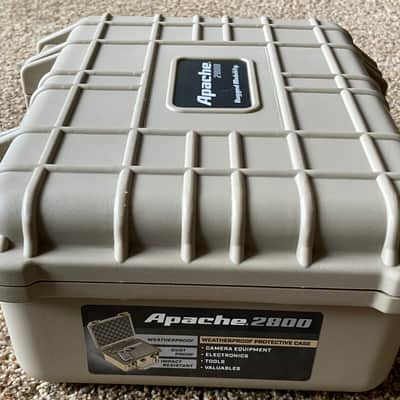 APACHE 2800 Medium Size Weatherproof Protective CASE - ZOOM Recorder, Microphone-Camera-Effects image 5