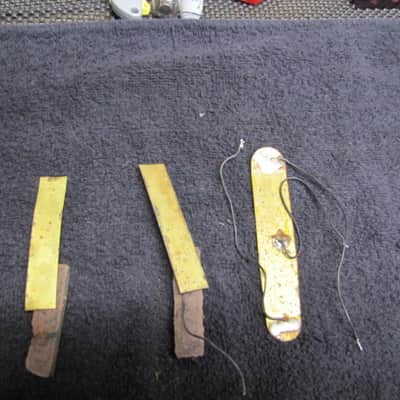 Fender Jazz Bass Ground Plate Set Circa 1973 image 1