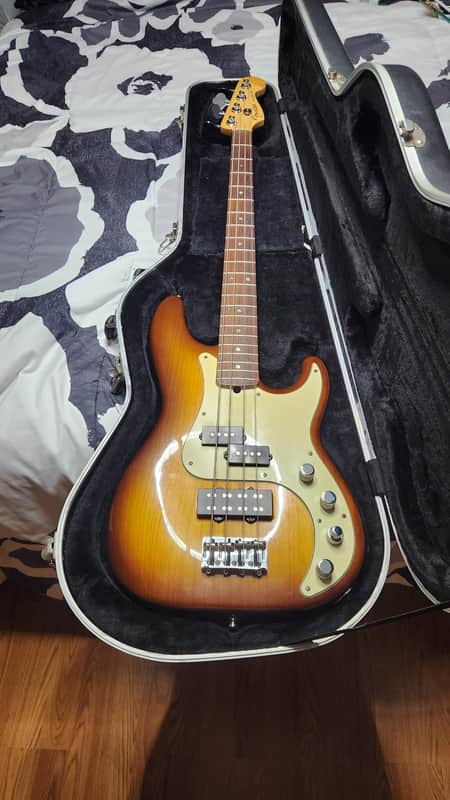 Fender American Deluxe Precision Bass Ash 2004 - 2006 image 1