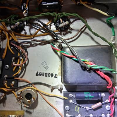 Fender Bassman Head 1968 Silverface "Black Line" Drip Edge / Blackface AB165 Circuit image 16