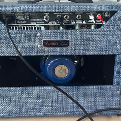 Fender '65 Princeton Reverb Reissue "Chilewich Denim" FSR Limited Edition 12-Watt 1x12" Guitar Combo 2020 - Chilewich Denim image 9