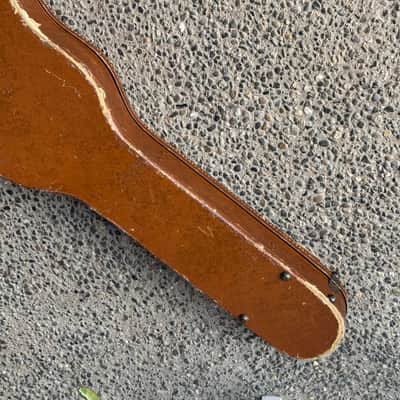 1950s Gibson Les Paul Burst Gold Top Lifton Case - Brown Pink Lining image 16