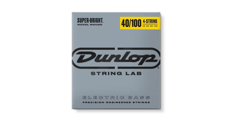 DUNLOP DBSBN40100 Super Bright Nickel Wound, Light Set/4 image 1