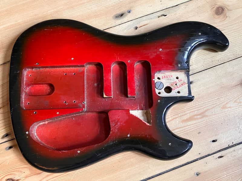 1960s Burns Baldwin Split Sound Jazz Guitar Body Made in England image 1